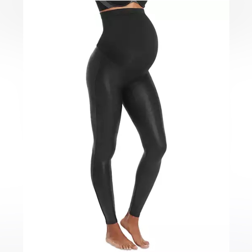 SPANX Mama Maternity Faux Leather Leggings